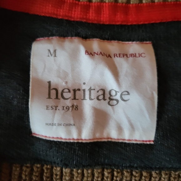 Heritage by Banana Republic Zip Sweater Size Medium - Picture 4 of 4